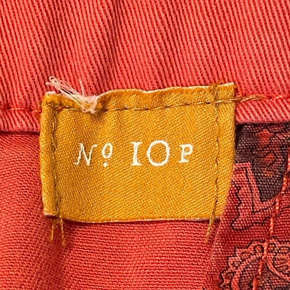 PILCRO AND THE LETTERPRESS by ANTHROPOLOGIE Chino Skirt‎ in Red Rouge - Picture 8 of 9